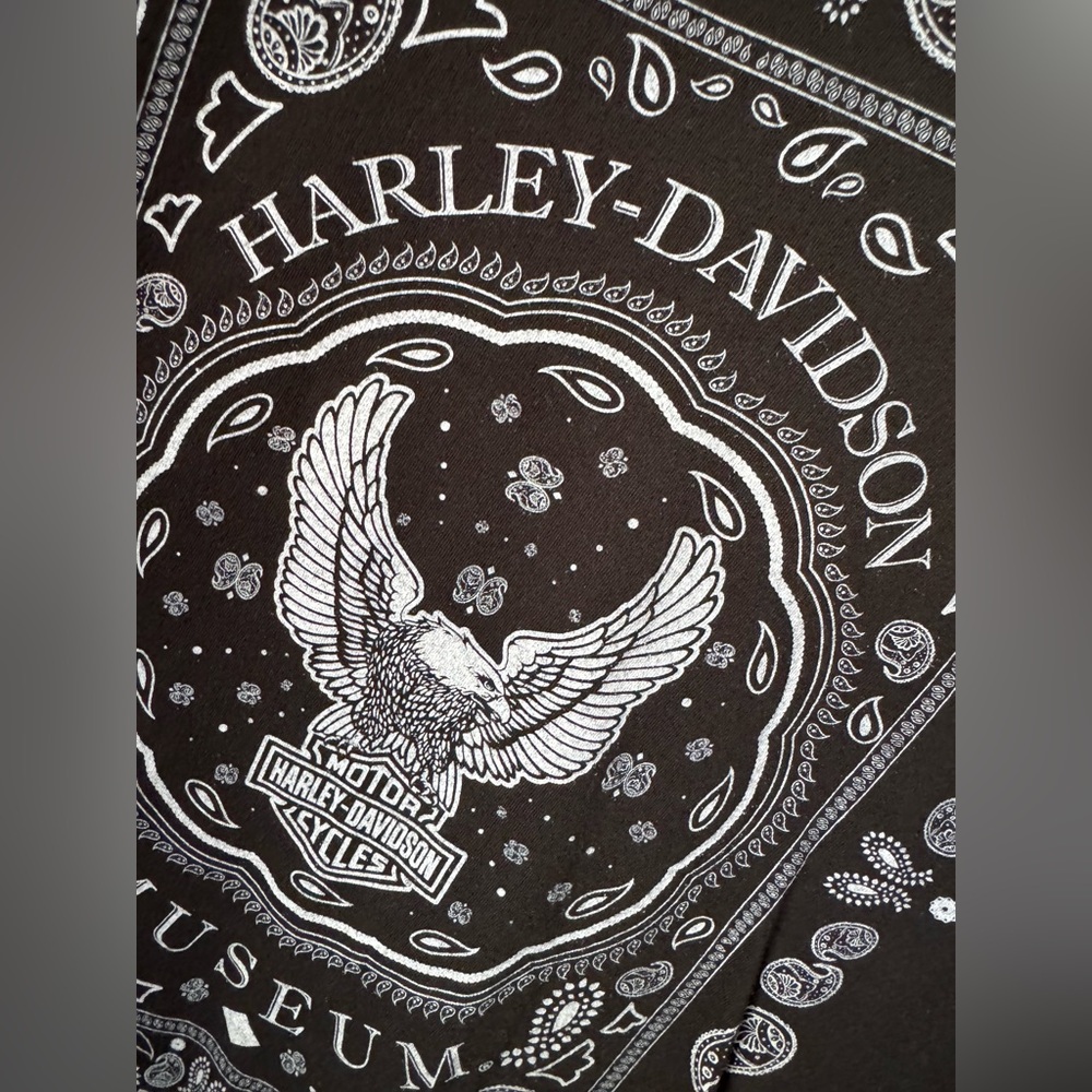 Harley-Davidson Black Womens Paisley T-Shirt